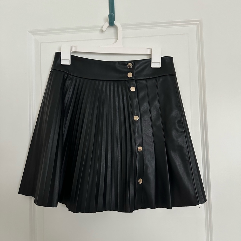 Zara leather skirt